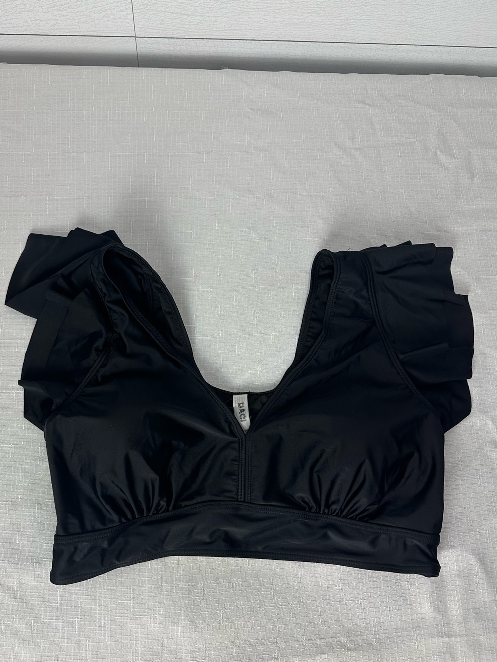 NWT Daci Black Swim Top Size 16W